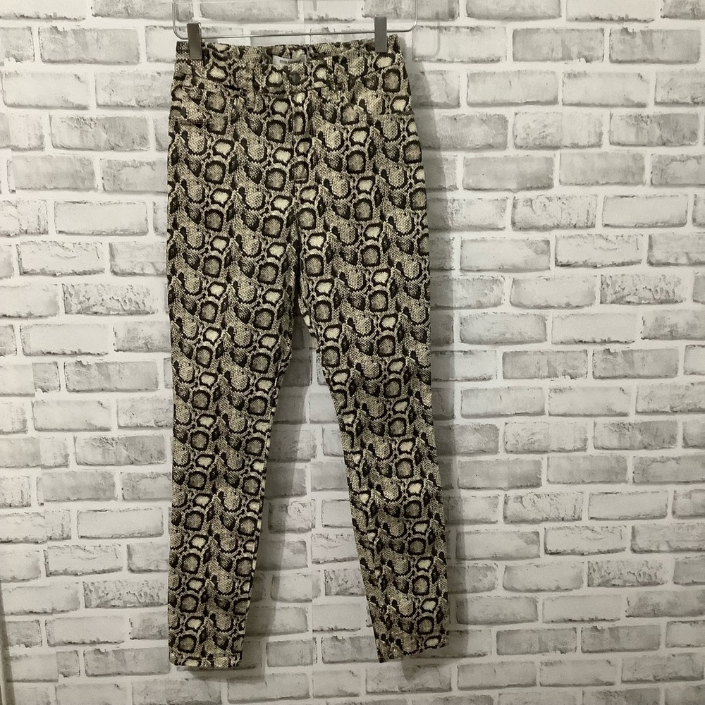 Good American Snake Print High Waist Skinny Jeans 6/28